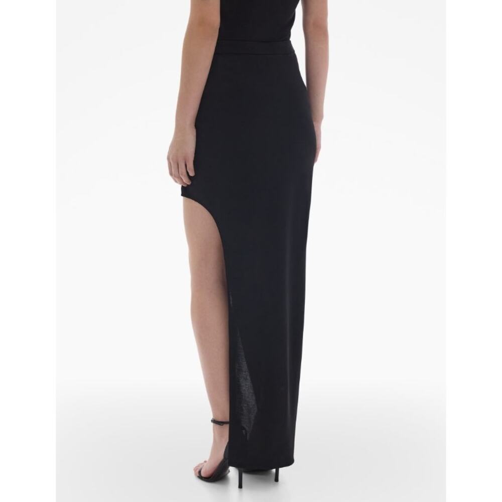 Helmut Lang Asymmetrical Slit Skirt - Picture 3 of 15